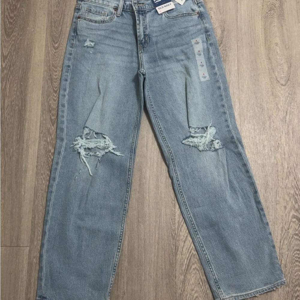 Old Navy Light Blue Boyfriend Jeans